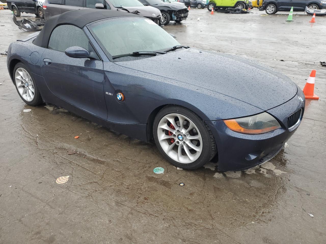 2003 BMW Z4 VIN 4USBT33473LS47349 Copart auction photo, rear end damage thumbnail 4