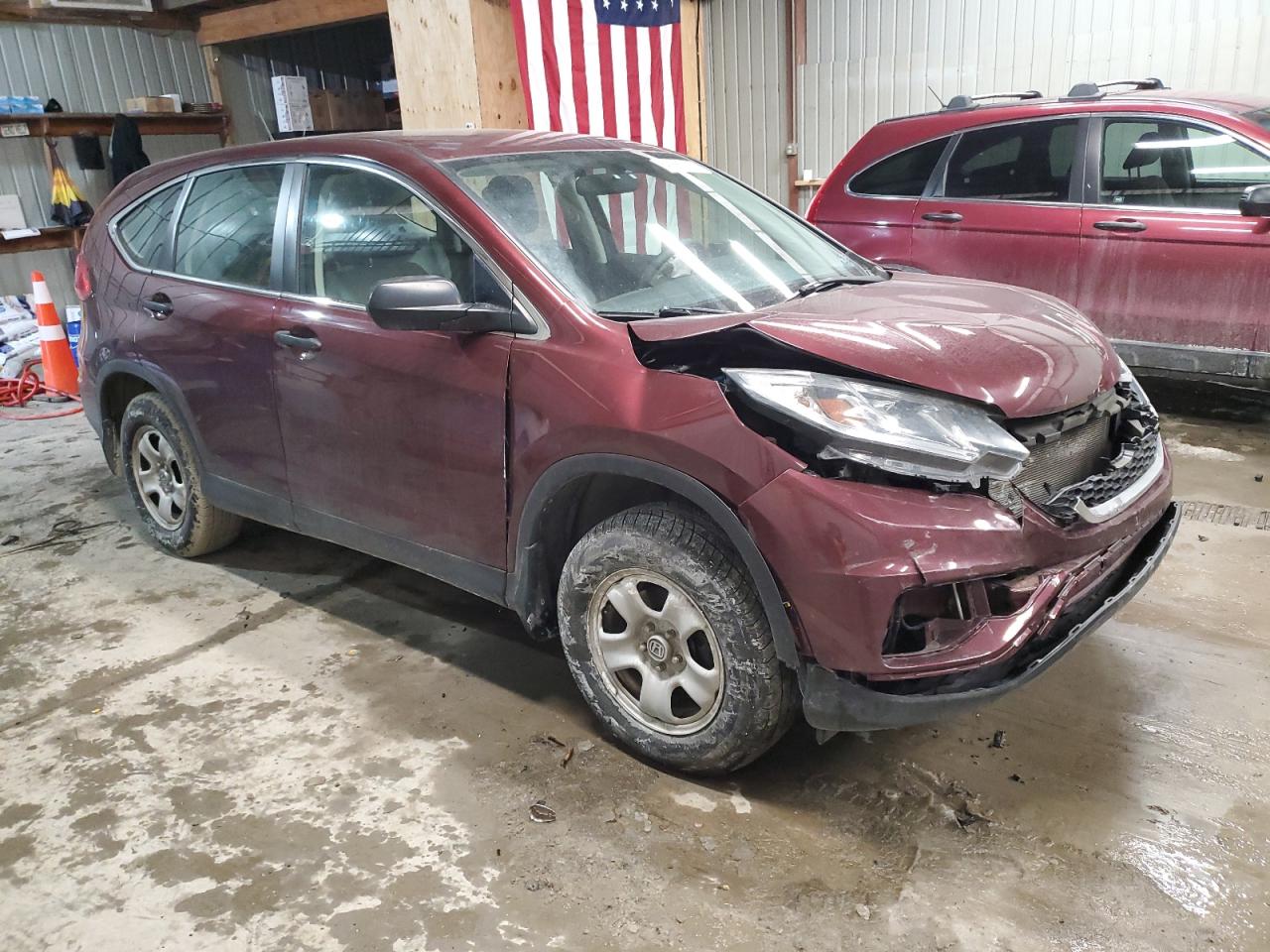 2015 Honda CR-V VIN 2HKRM4H33FH626994 Copart auction photo, front end damage thumbnail 4