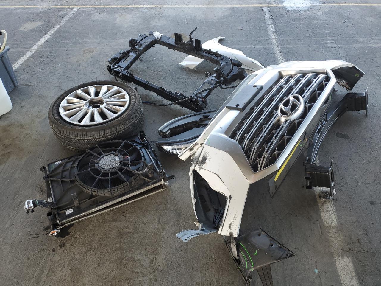 2020 Hyundai Palisade VIN KM8R54HE0LU090629 Copart auction photo, front end / undercarriage damage thumbnail 13