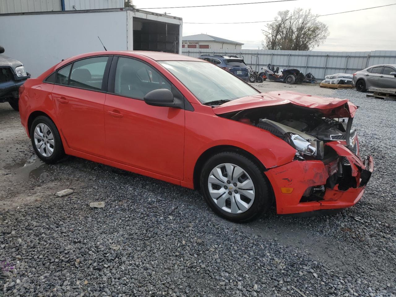 2014 Chevrolet Cruze VIN 1G1PA5SH3E7406485 Copart auction photo, front end damage thumbnail 4