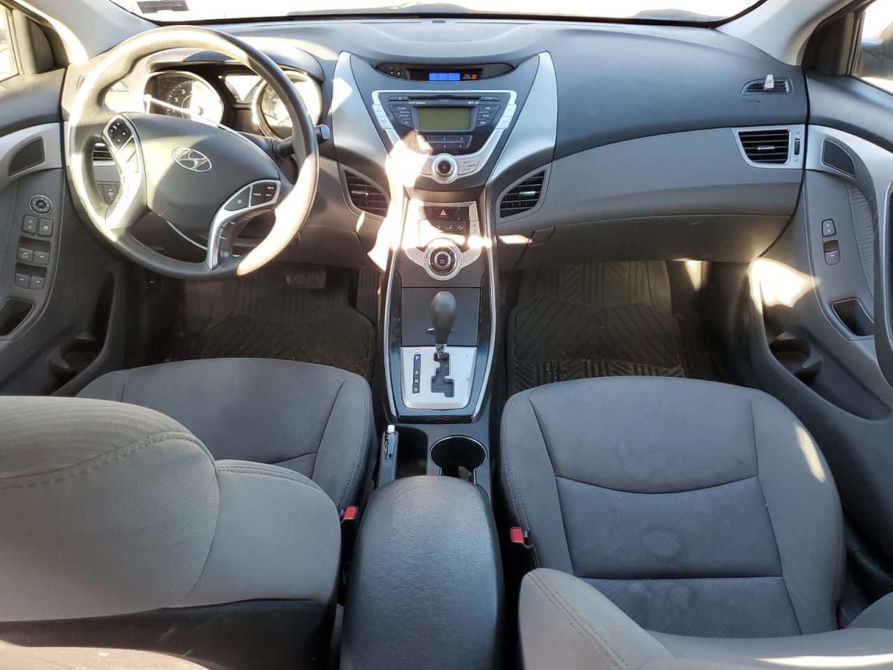 2012 Hyundai Elantra VIN 5NPDH4AE9CH073869 Copart auction photo, front end / undercarriage damage thumbnail 8