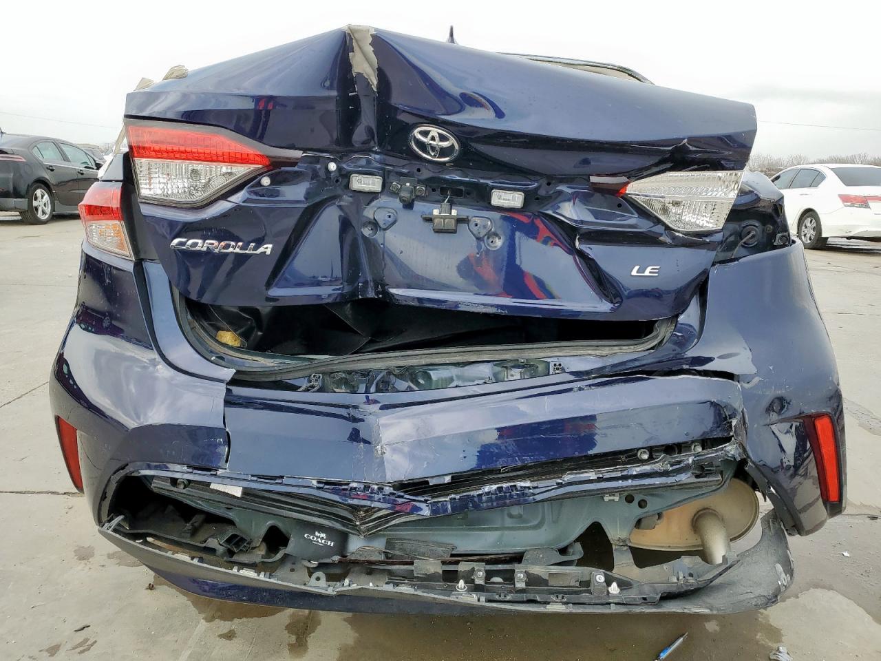 2020 Toyota Corolla VIN JTDHPRAE0LJ016565 Copart auction photo, rear end / front end damage thumbnail 6