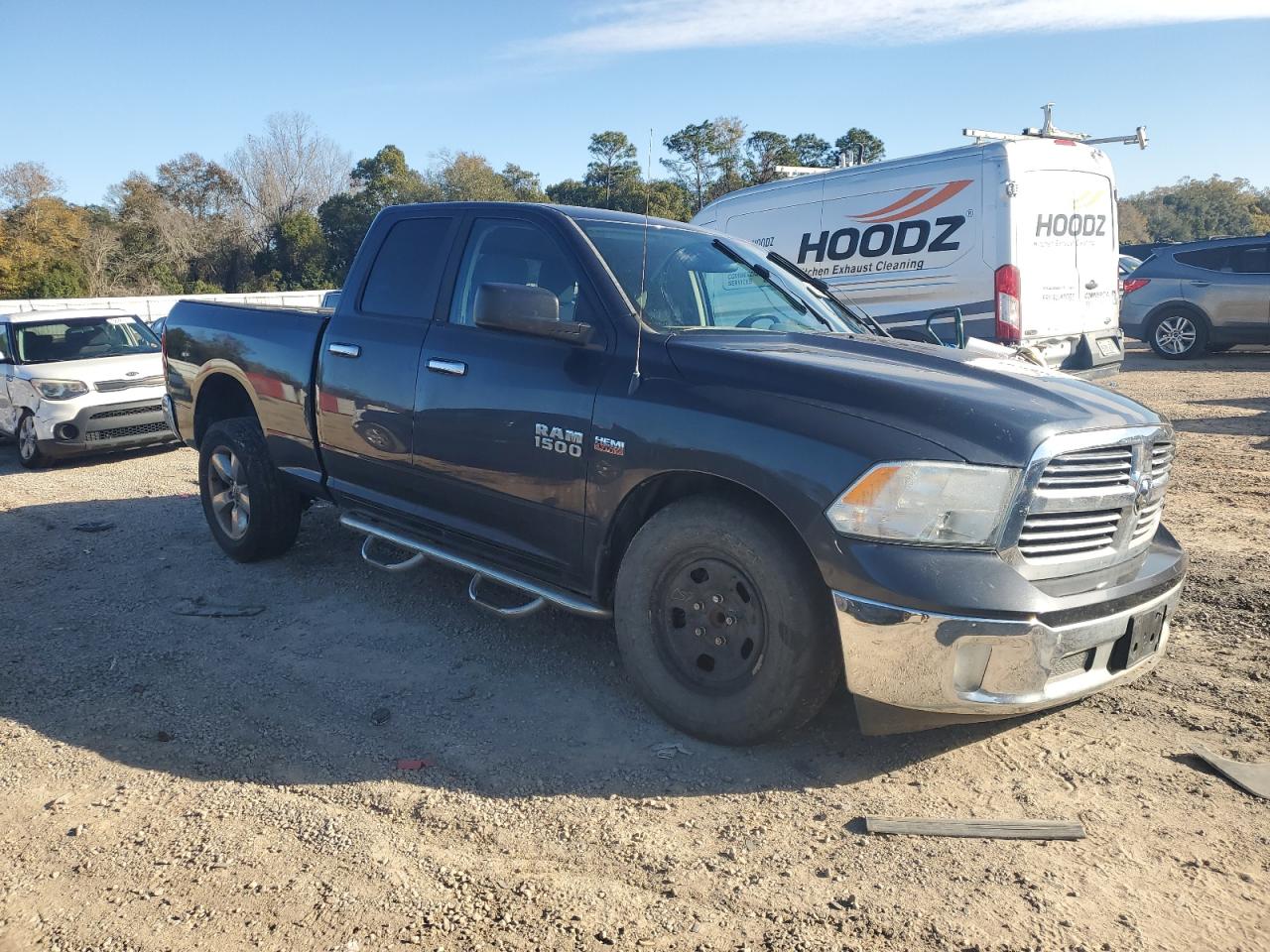 2015 RAM 1500 VIN 1C6RR6GT9FS569403 Copart auction photo, front end / mechanical damage thumbnail 4