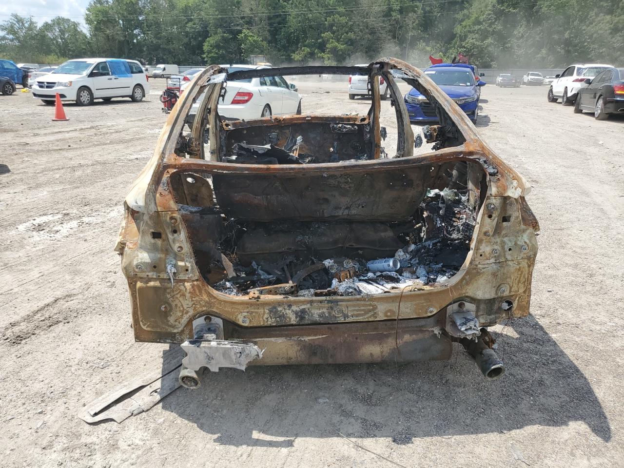 2018 BMW 5er VIN WBAJA9C50JB251309 Copart auction photo, burn damage thumbnail 6