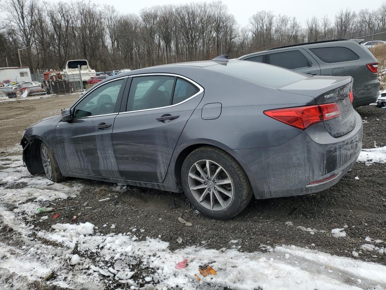 2018 Acura TLX VIN 19UUB1F50JA000422 Copart auction photo, front end / minor dent/scratches damage thumbnail 2