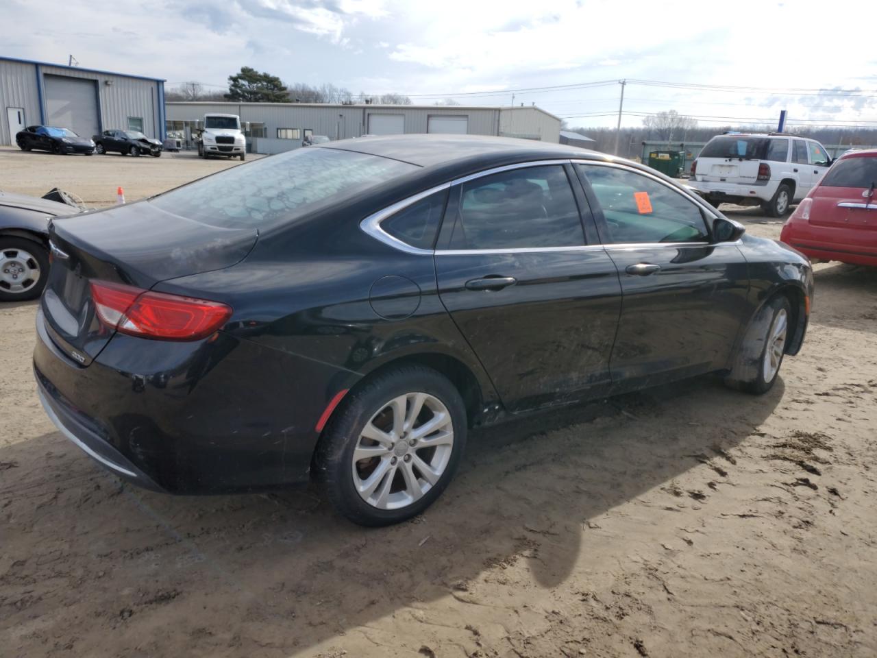 2015 Chrysler 200 VIN 1C3CCCABXFN502603 Copart auction photo, side / rear end damage thumbnail 3