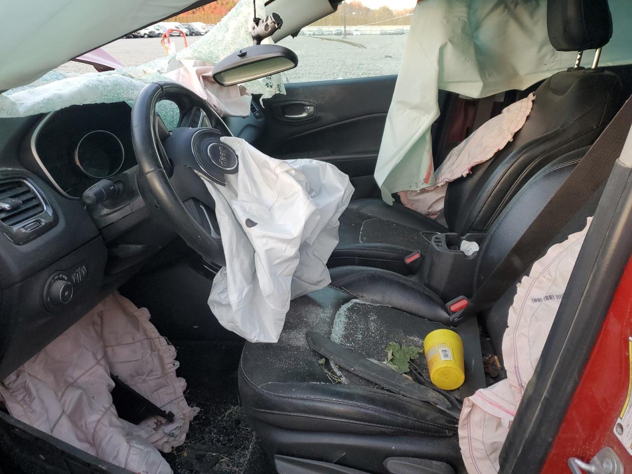 2018 Jeep Compass VIN 3C4NJDBB1JT397196 Copart auction photo, rollover damage thumbnail 7