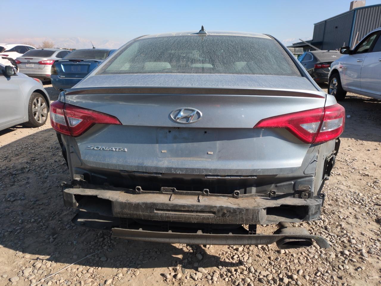 2017 Hyundai Sonata VIN 5NPE24AF9HH562181 Copart auction photo, front end / rear end damage thumbnail 6