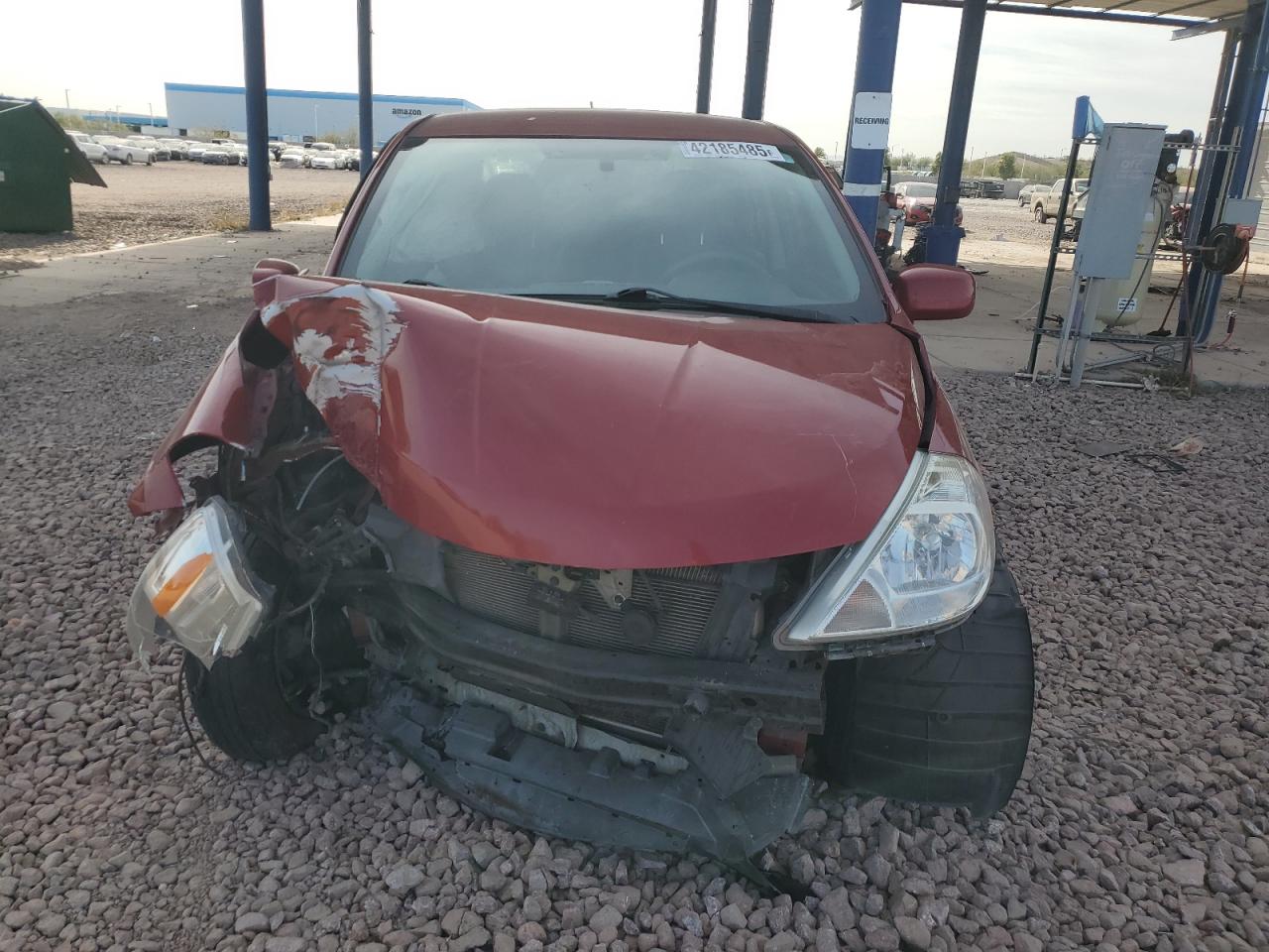 2011 Nissan Versa VIN 3N1BC1AP7BL425032 Copart auction photo, front end / side damage thumbnail 5