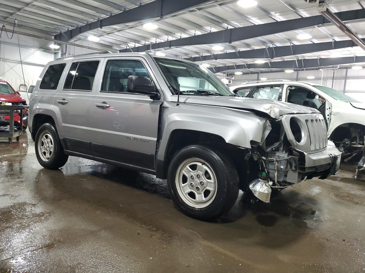 2017 Jeep Liberty (Patriot) VIN 1C4NJRBB4HD128526 Copart auction photo, front end damage thumbnail 4