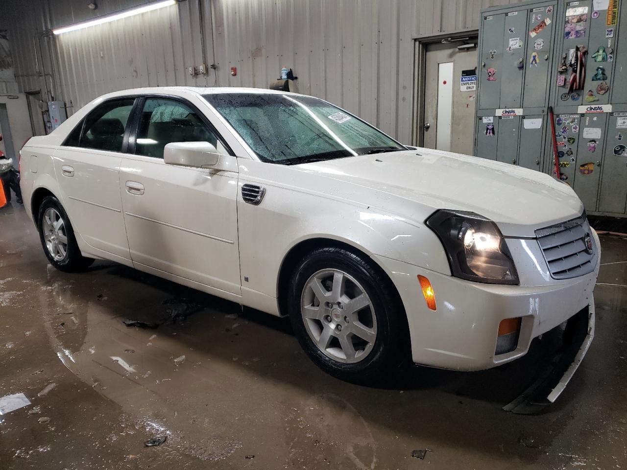 2007 Cadillac CTS VIN 1G6DP577370145561 Copart auction photo, front end damage thumbnail 4