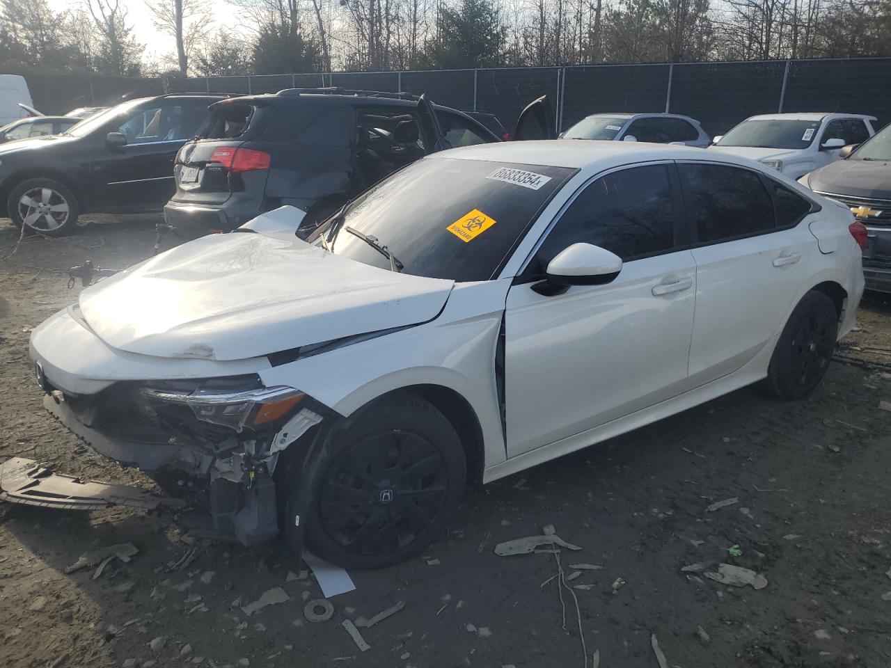 2022 Honda Civic VIN 2HGFE2F2XNH527306