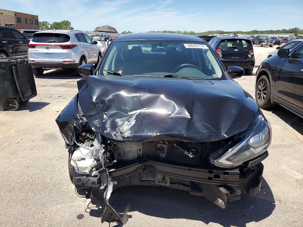 2016 Nissan Sentra VIN 3N1AB7APXGY237911 Copart auction photo, front end damage thumbnail 5