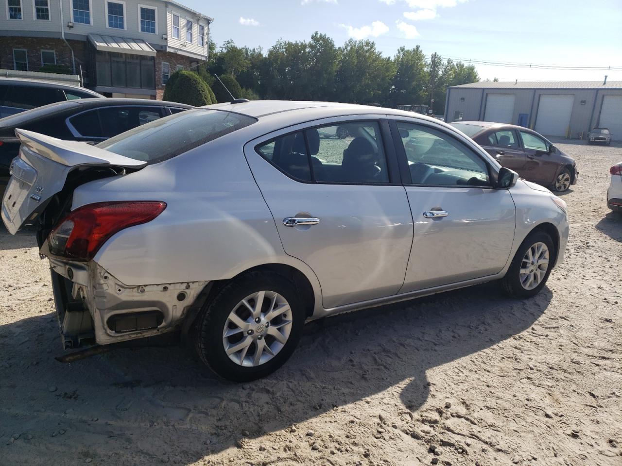 2018 Nissan Versa VIN 3N1CN7APXJL813937 Copart auction photo, rear end / minor dent/scratches damage thumbnail 3