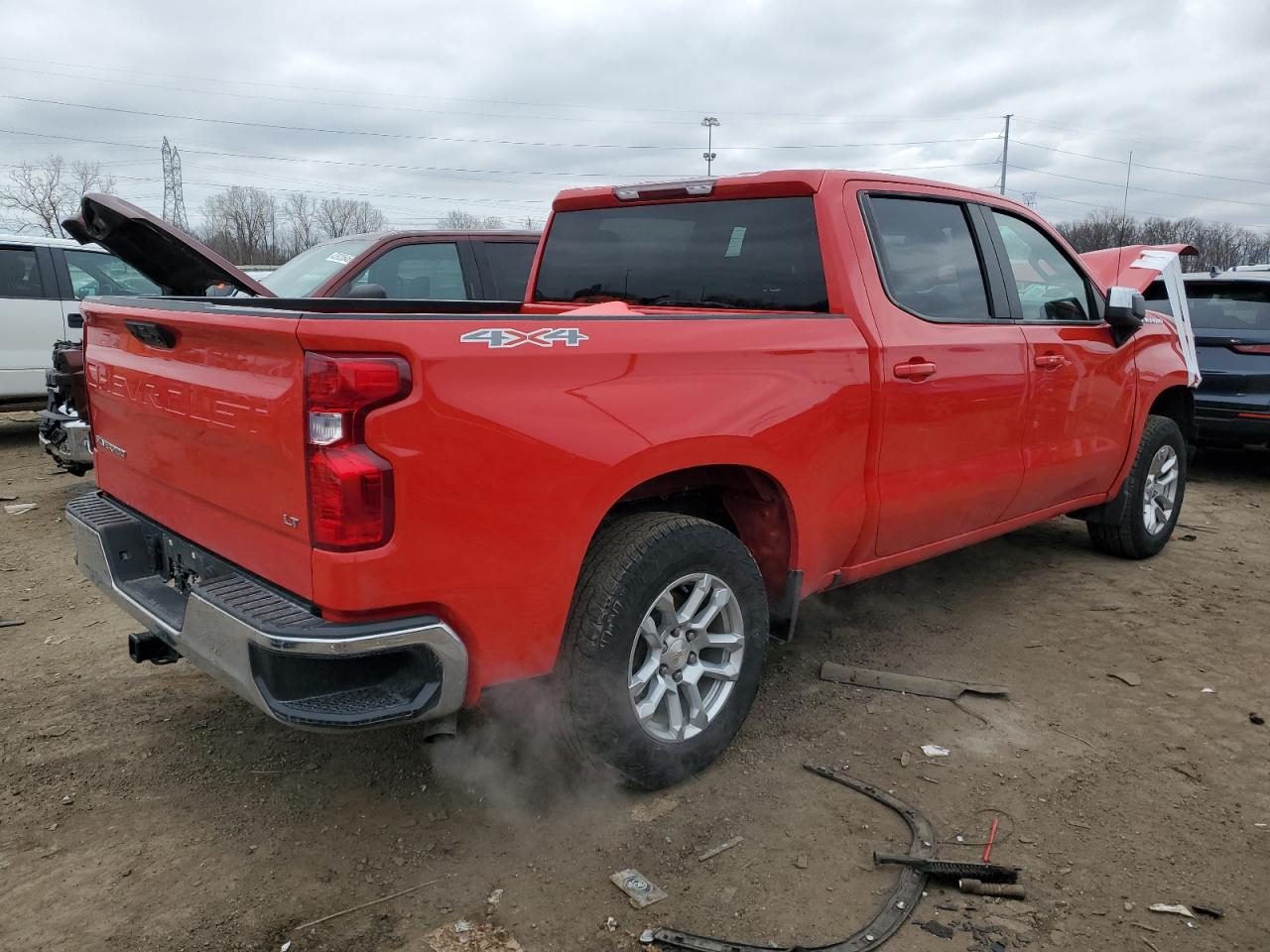 2023 Chevrolet Silverado VIN 3GCPDKEK0PG230670 Copart auction photo, front end damage thumbnail 3