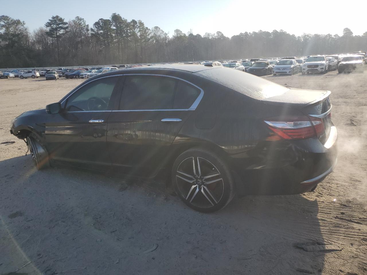 2017 Honda Accord VIN 1HGCR3F92HA029100 Copart auction photo, front end / undercarriage damage thumbnail 2