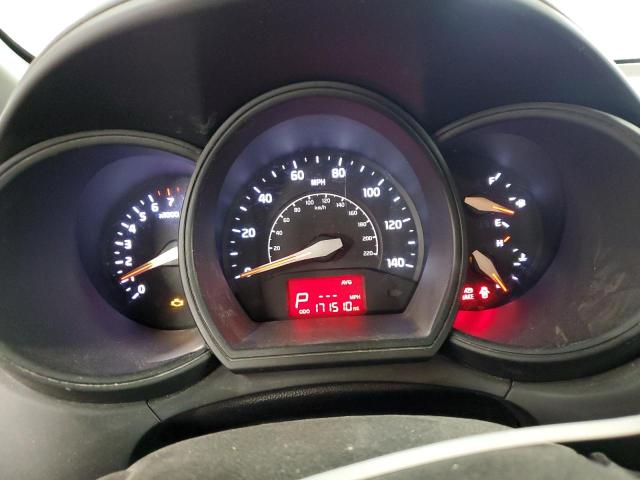2014 KIA Rio VIN KNADM4A35E6399074 Copart auction photo, normal wear damage thumbnail 9