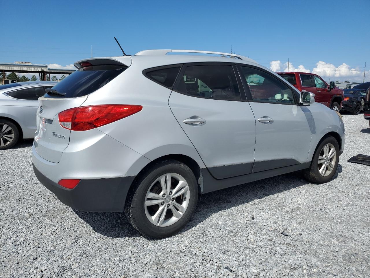 2012 Hyundai Tucson VIN KM8JU3AC1CU455015 Copart auction photo, front end damage thumbnail 3