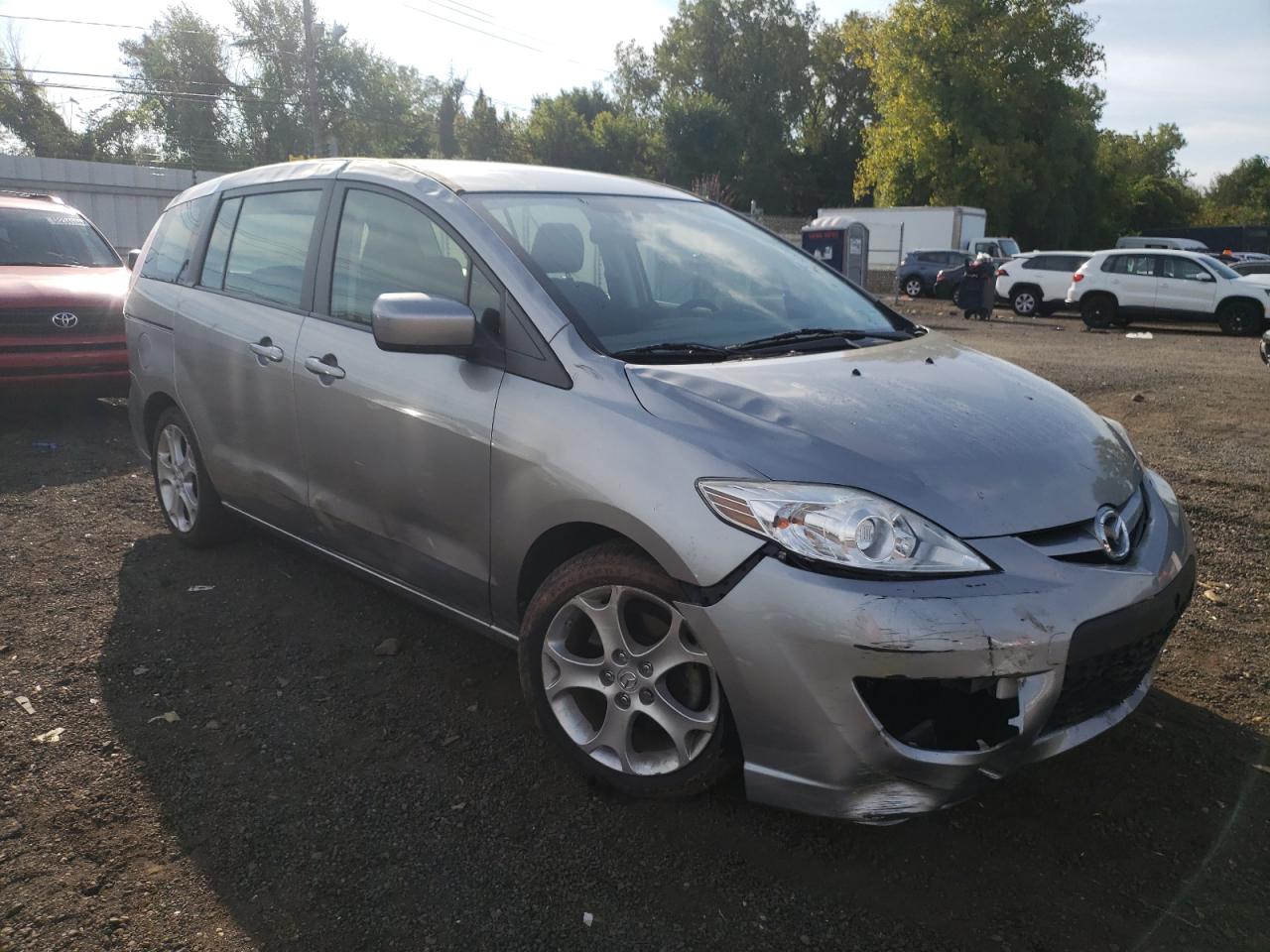 2010 Mazda 5 VIN JM1CR2WL0A0386808 Copart auction photo, all over damage thumbnail 4