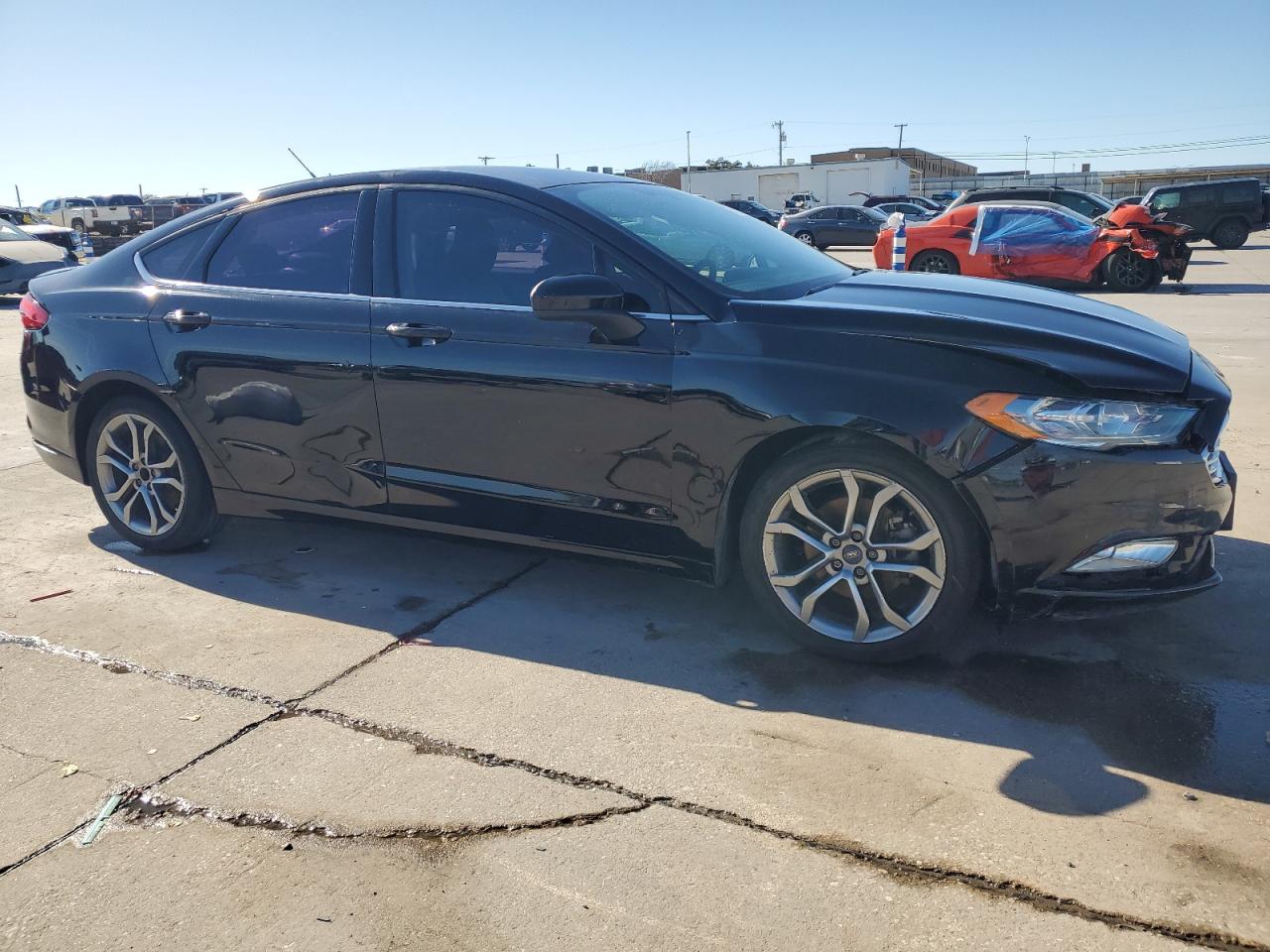 2017 Ford Fusion VIN 3FA6P0H78HR214467 Copart auction photo, front end / side damage thumbnail 4