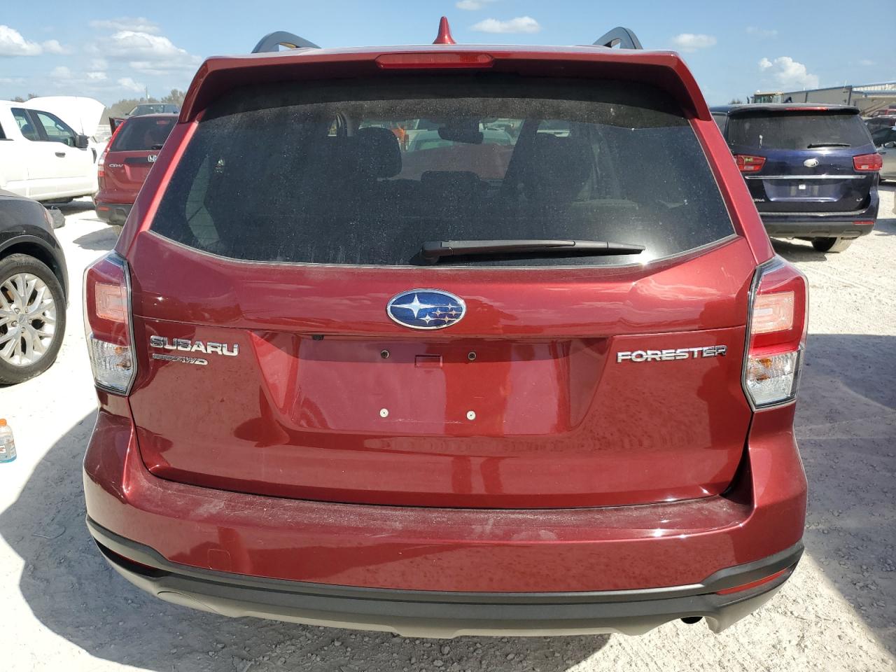 2018 Subaru Forester VIN JF2SJADC3JH431484 Copart auction photo, front end damage thumbnail 6
