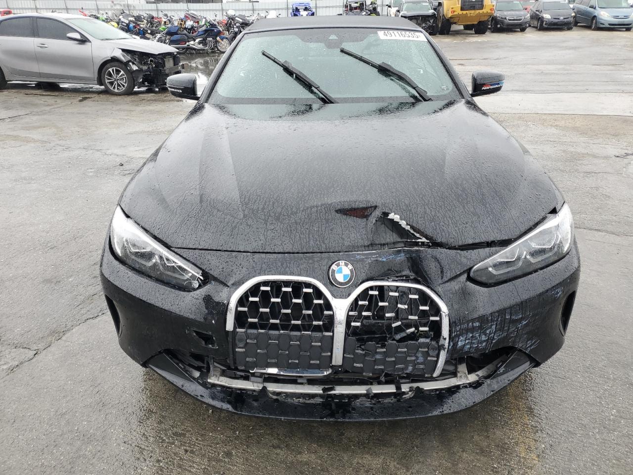 2021 BMW 4er VIN WBA23AT02MCH02312 Copart auction photo, front end damage thumbnail 5
