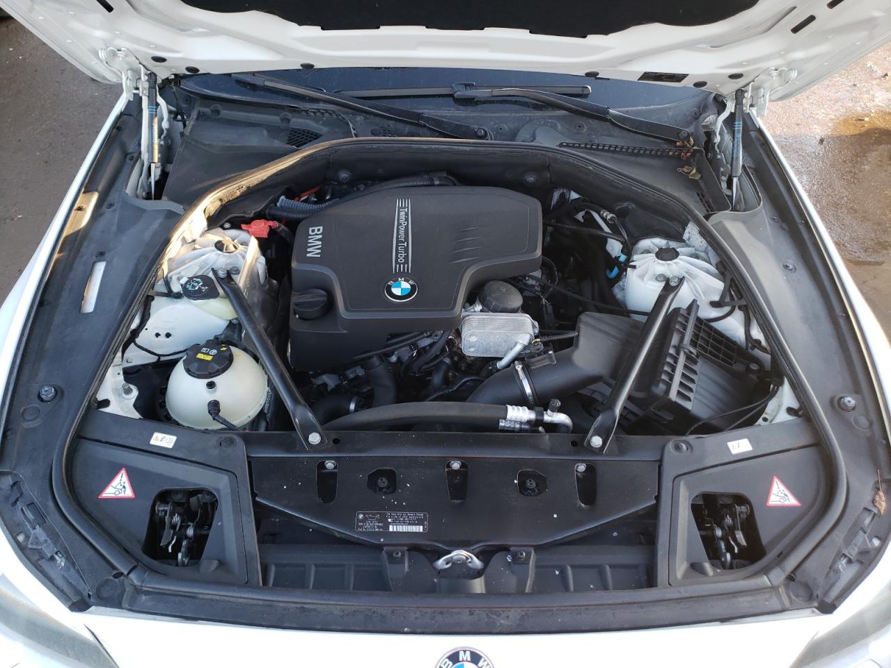2014 BMW 5er VIN WBA5A7C54ED619345 Copart auction photo, water/flood damage thumbnail 11