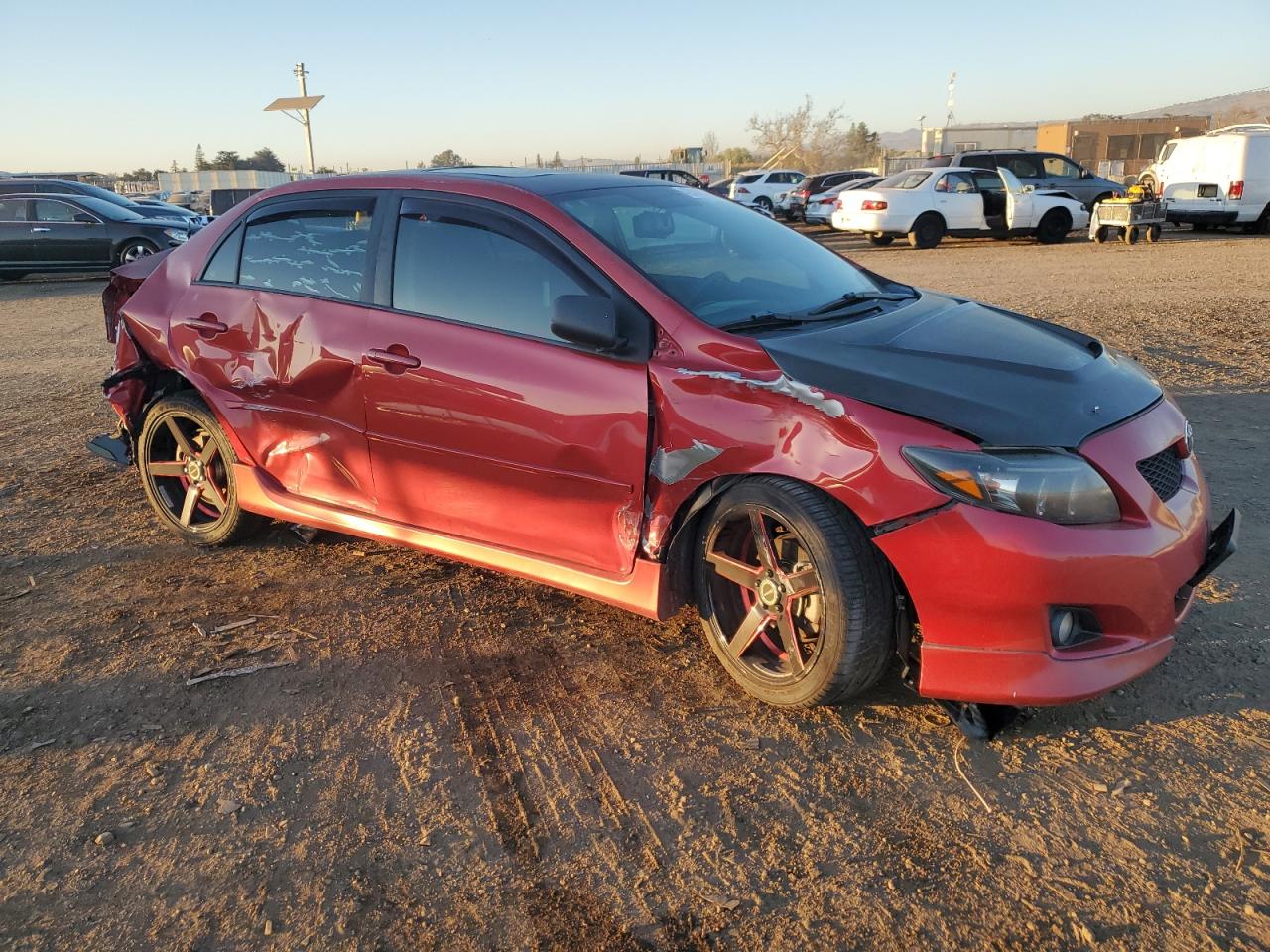 2009 Toyota Corolla VIN 1NXBE40E09Z159860 Copart auction photo, all over damage thumbnail 4