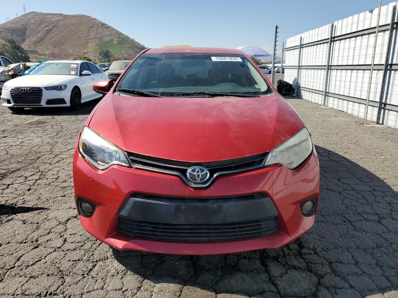 2015 Toyota Corolla VIN 5YFBURHE6FP353827 Copart auction photo, front end damage thumbnail 5