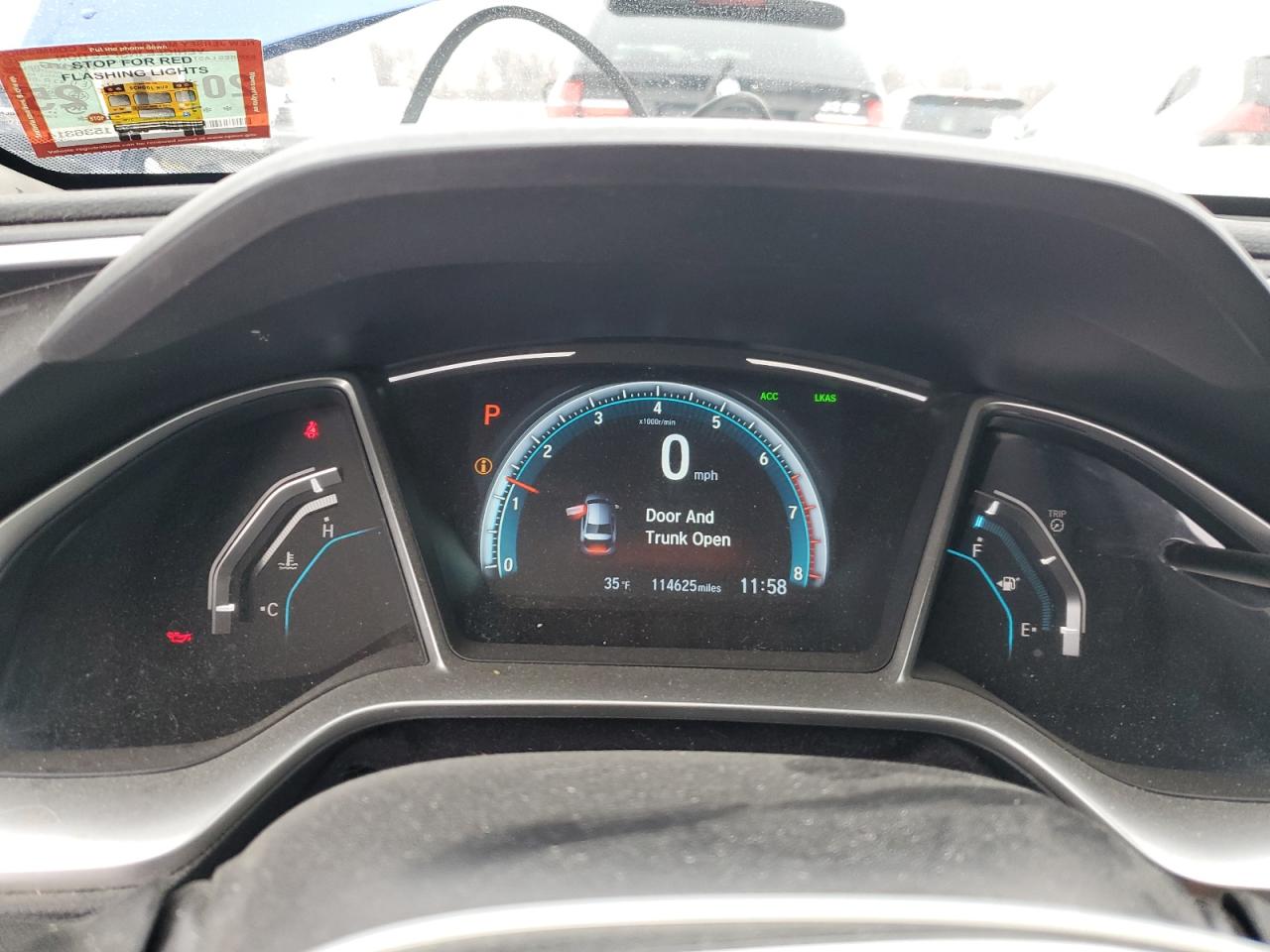 2017 Honda Civic VIN 2HGFC1F98HH646666 Copart auction photo, mechanical damage thumbnail 9