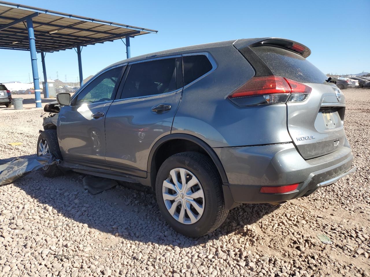 2017 Nissan Rogue VIN JN8AT2MT4HW144577 Copart auction photo, all over damage thumbnail 2