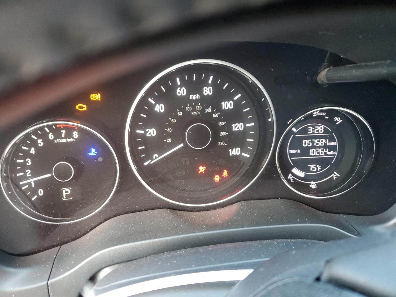 2019 Honda HR-V VIN 3CZRU6H12KG723983 Copart auction photo, front end damage thumbnail 9
