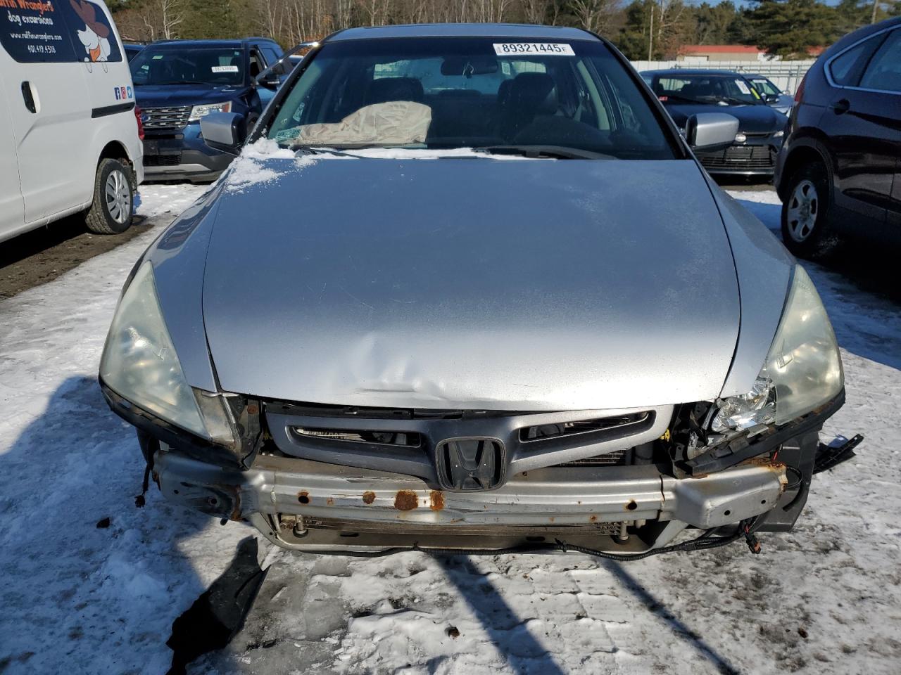 2003 Honda Accord VIN 1HGCM56623A014220 Copart auction photo, front end / minor dent/scratches damage thumbnail 5