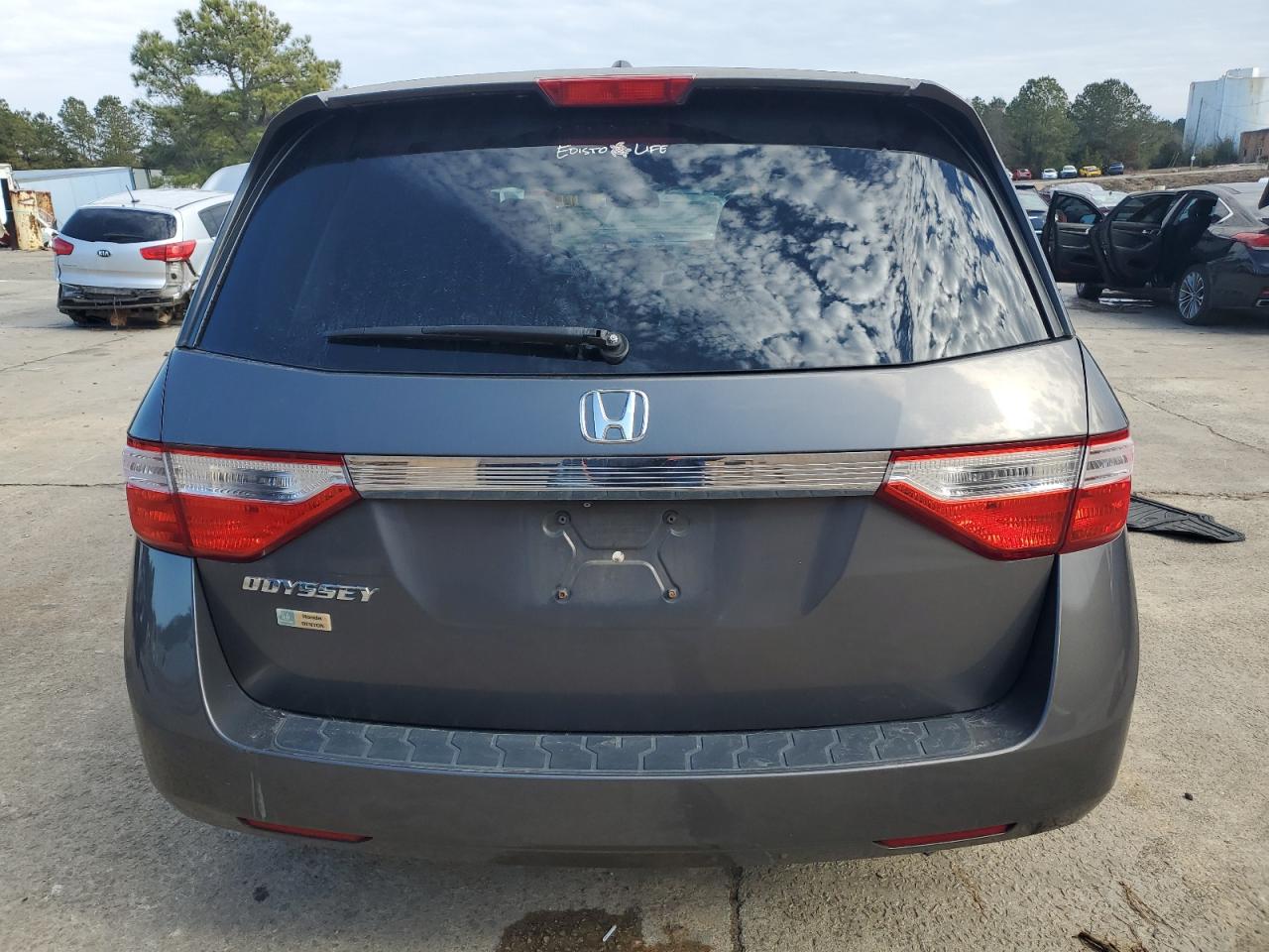 2013 Honda Odyssey VIN 5FNRL5H60DB043541 Copart auction photo, front end damage thumbnail 6