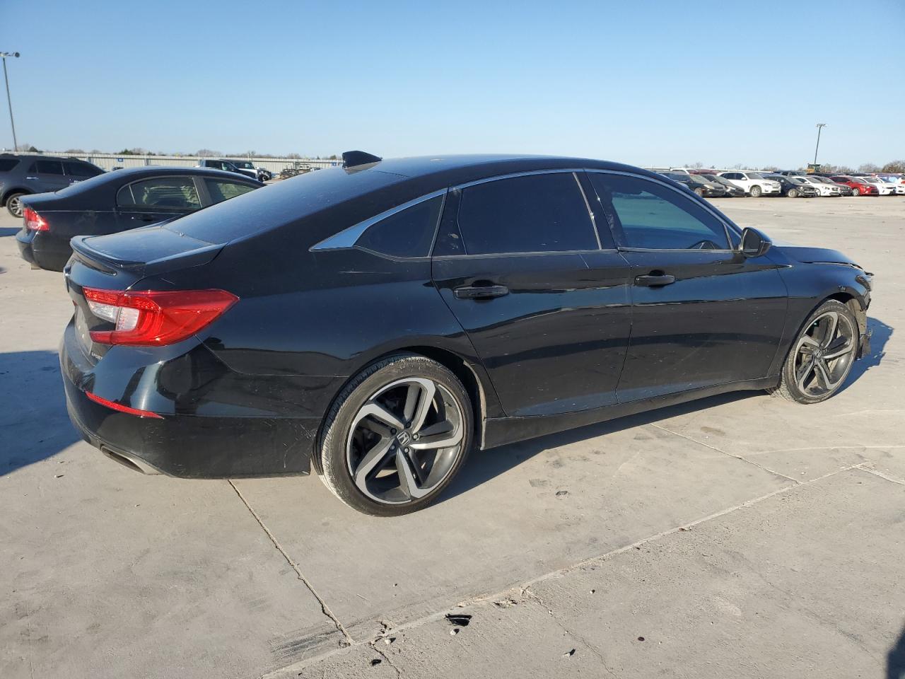 2018 Honda Accord VIN 1HGCV1F39JA134542 Copart auction photo, front end / hail damage thumbnail 3