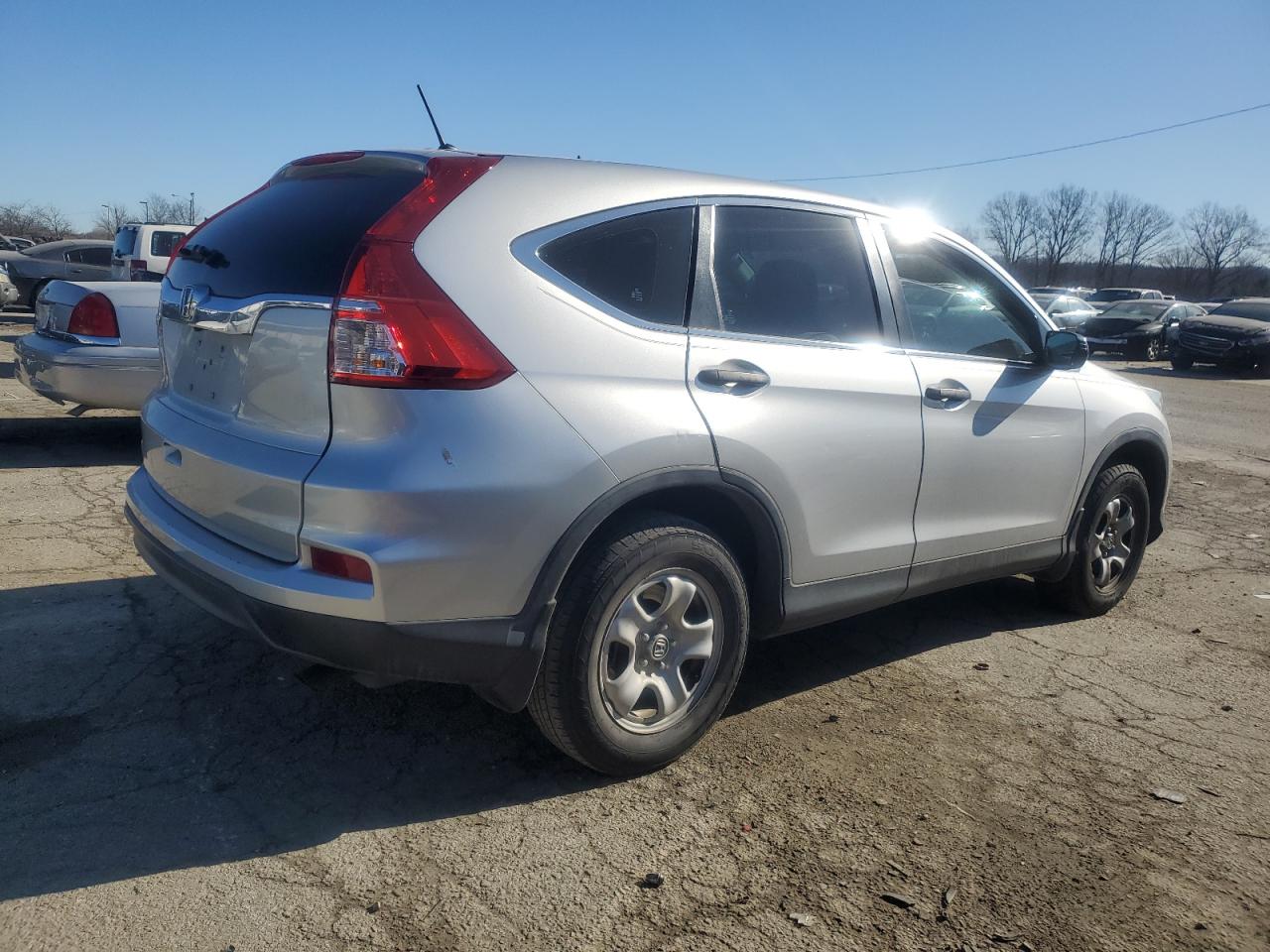 2015 Honda CR-V VIN 3CZRM3H38FG700262 Copart auction photo, side damage thumbnail 3