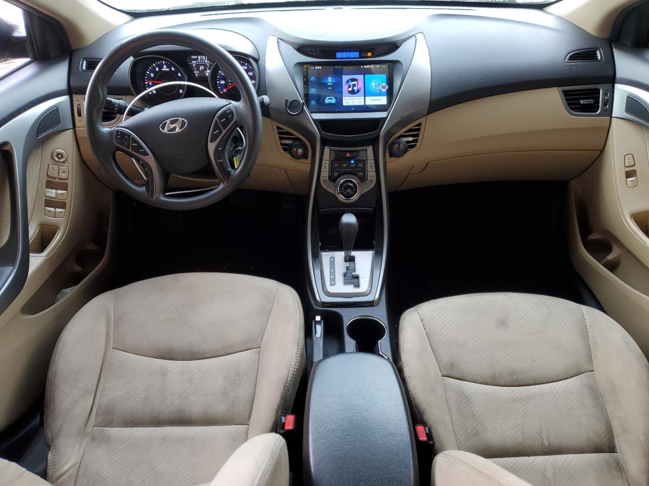 2013 Hyundai Elantra VIN 5NPDH4AE6DH302154 Copart auction photo, rear end / side damage thumbnail 8