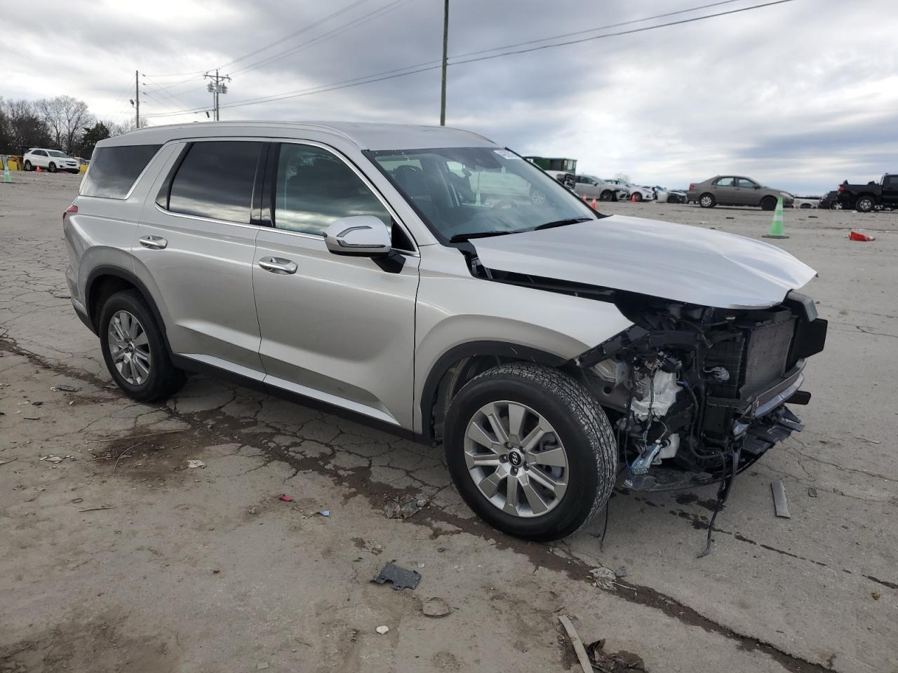 2024 Hyundai Palisade VIN KM8R24GE2RU802030 Copart auction photo, front end damage thumbnail 4