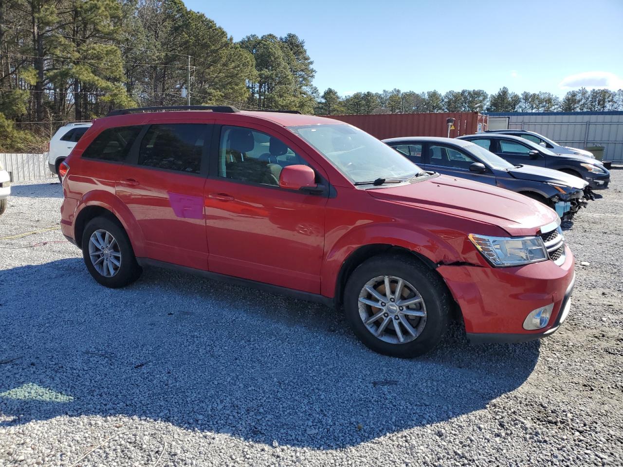 2013 Dodge Journey VIN 3C4PDCBG0DT674883 Copart auction photo, mechanical / front end damage thumbnail 4