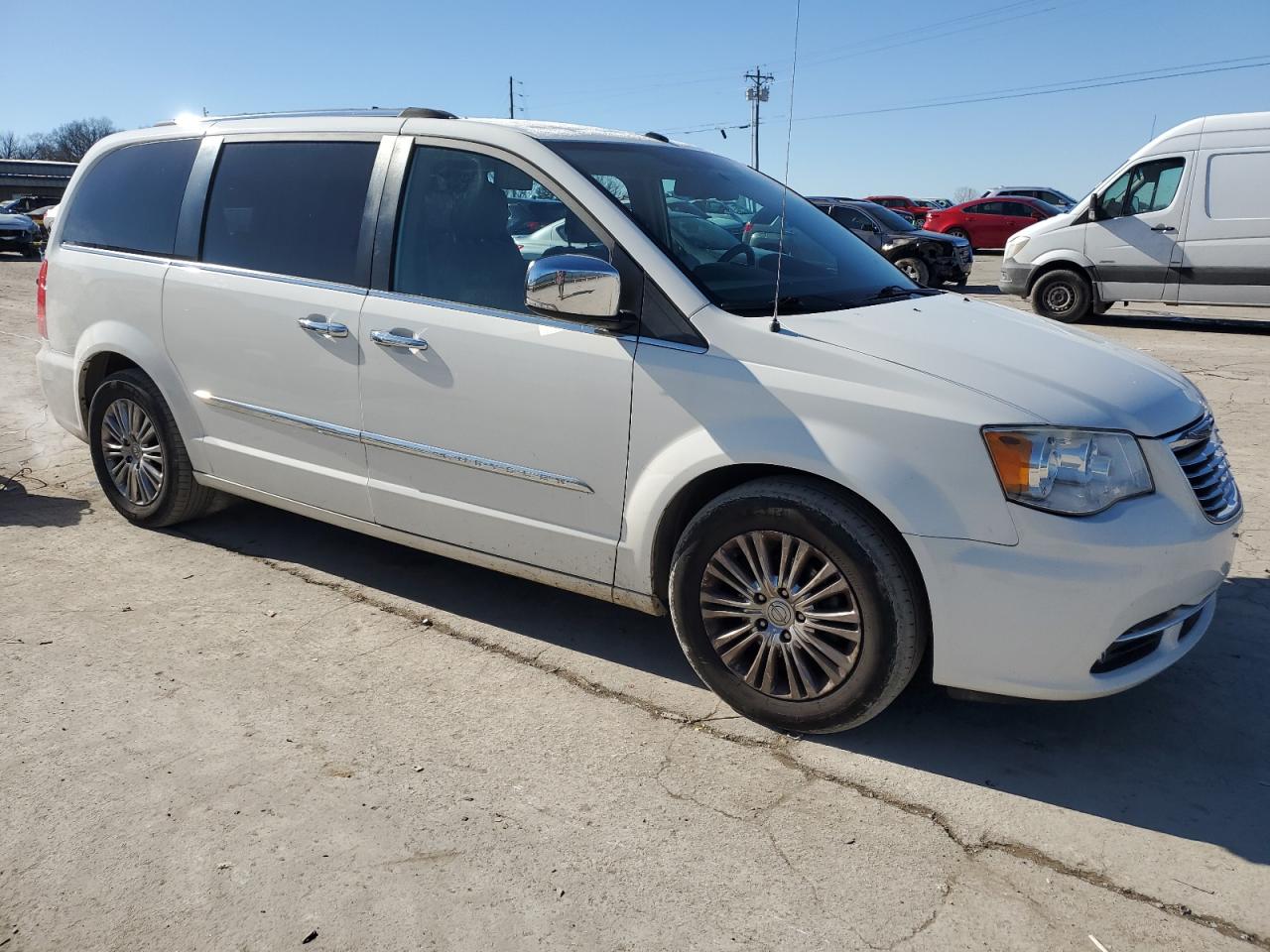 2011 Chrysler Town & Country VIN 2A4RR6DGXBR614371 Copart auction photo, side damage thumbnail 4