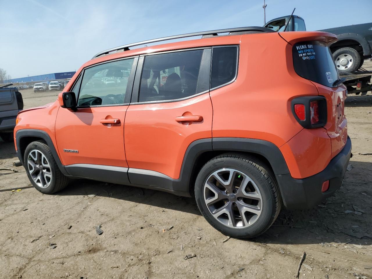 2015 Jeep Renegade VIN ZACCJABT3FPC02891 Copart auction photo, rear end damage thumbnail 2