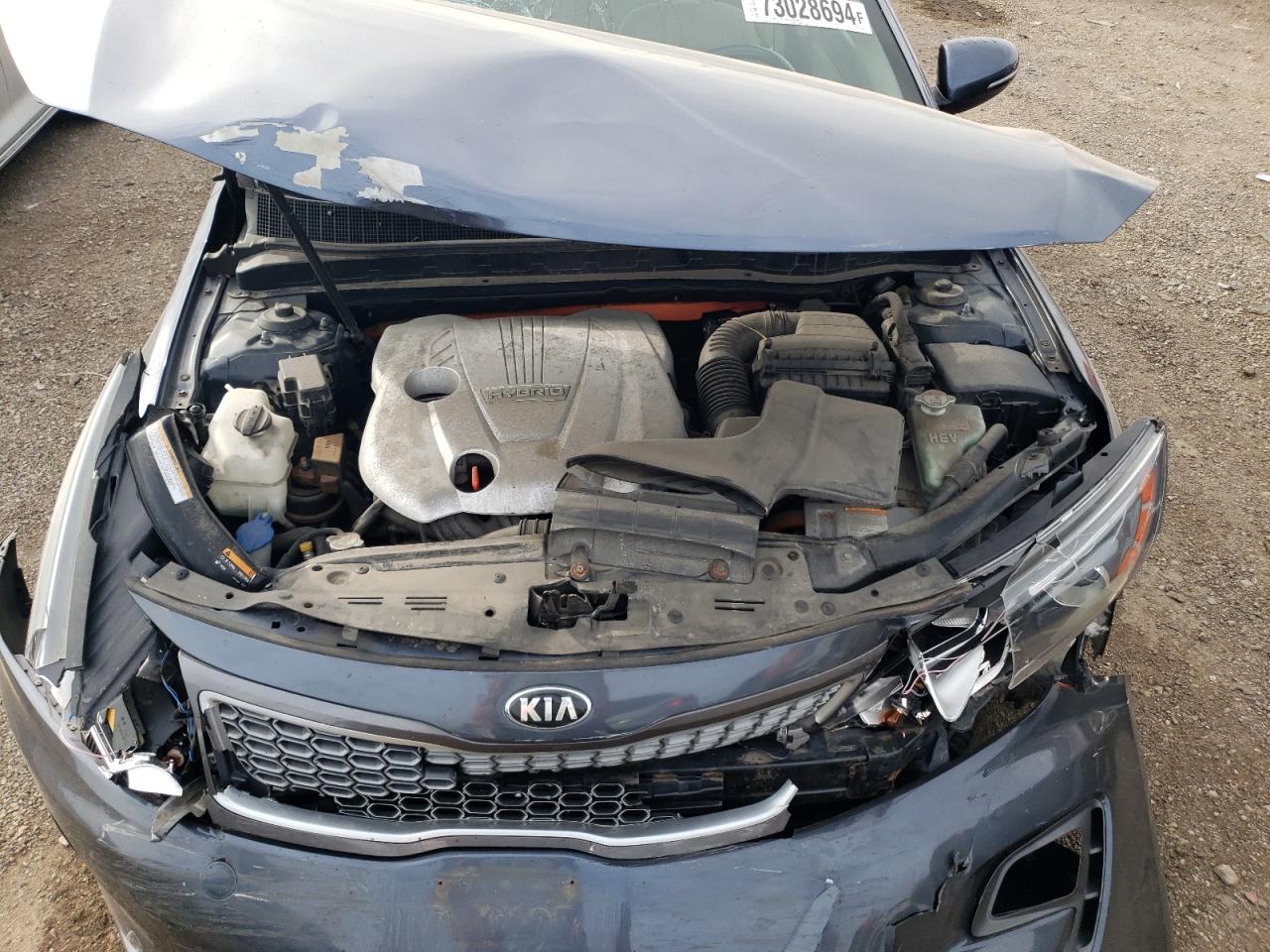 2015 KIA Optima VIN KNAGM4ADXF5082467 Copart auction photo, front end damage thumbnail 11