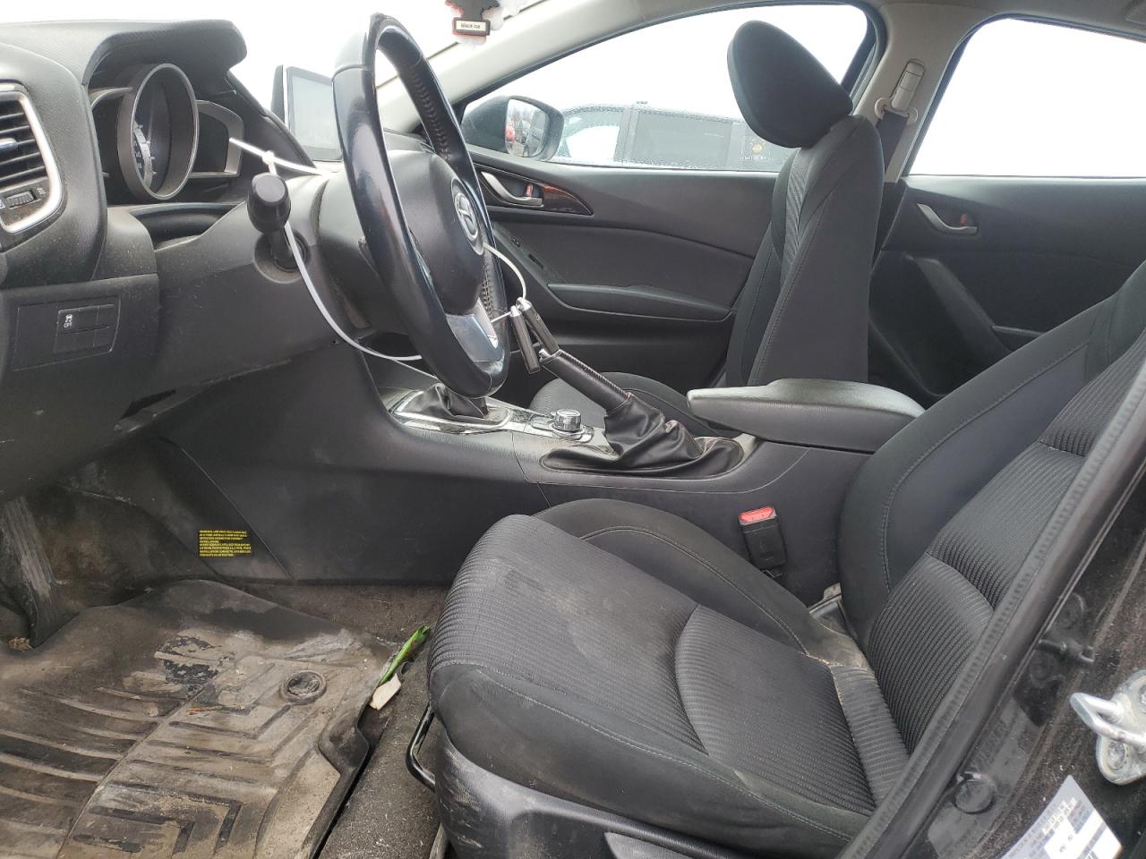 2015 Mazda 3 VIN 3MZBM1V73FM129572 Copart auction photo, side damage thumbnail 7