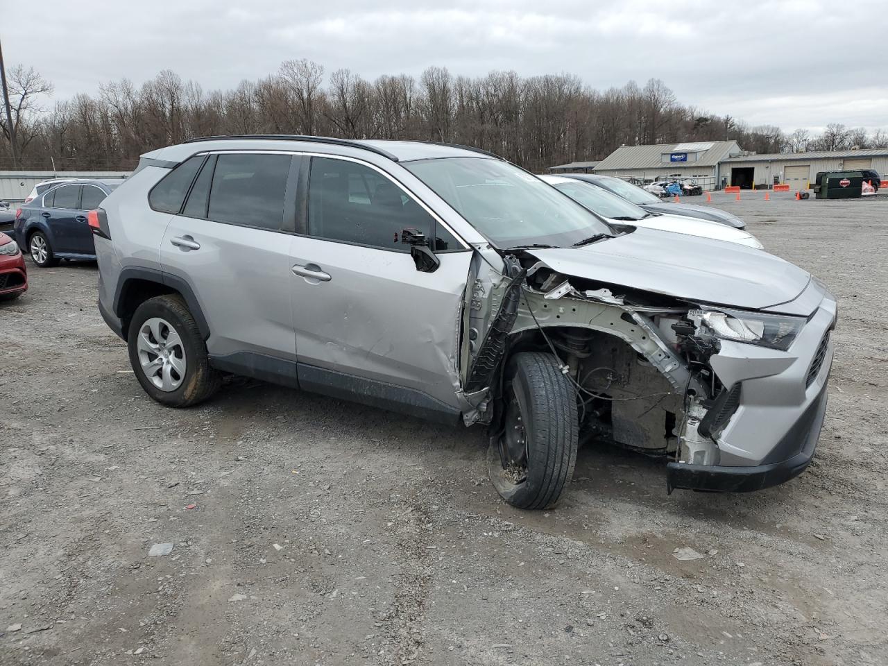 2021 Toyota RAV 4 VIN 2T3H1RFVXMC127395 Copart auction photo, side / undercarriage damage thumbnail 4