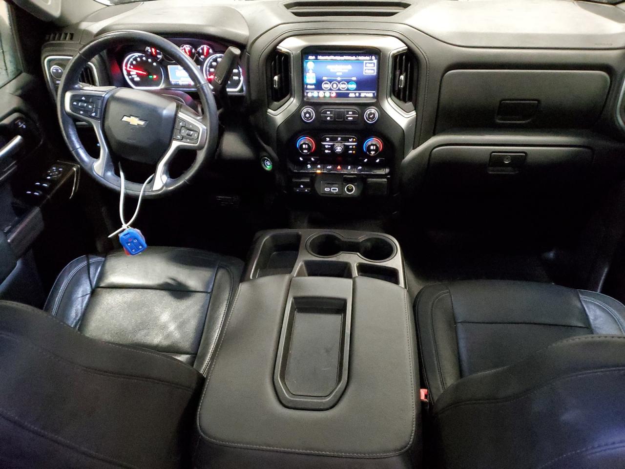2019 Chevrolet Silverado VIN 1GCUYDED8KZ213340 Copart auction photo, front end / side damage thumbnail 8