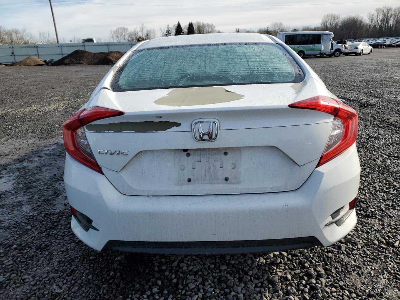 2016 Honda Civic VIN 2HGFC2F59GH502139 Copart auction photo, rear end damage thumbnail 6