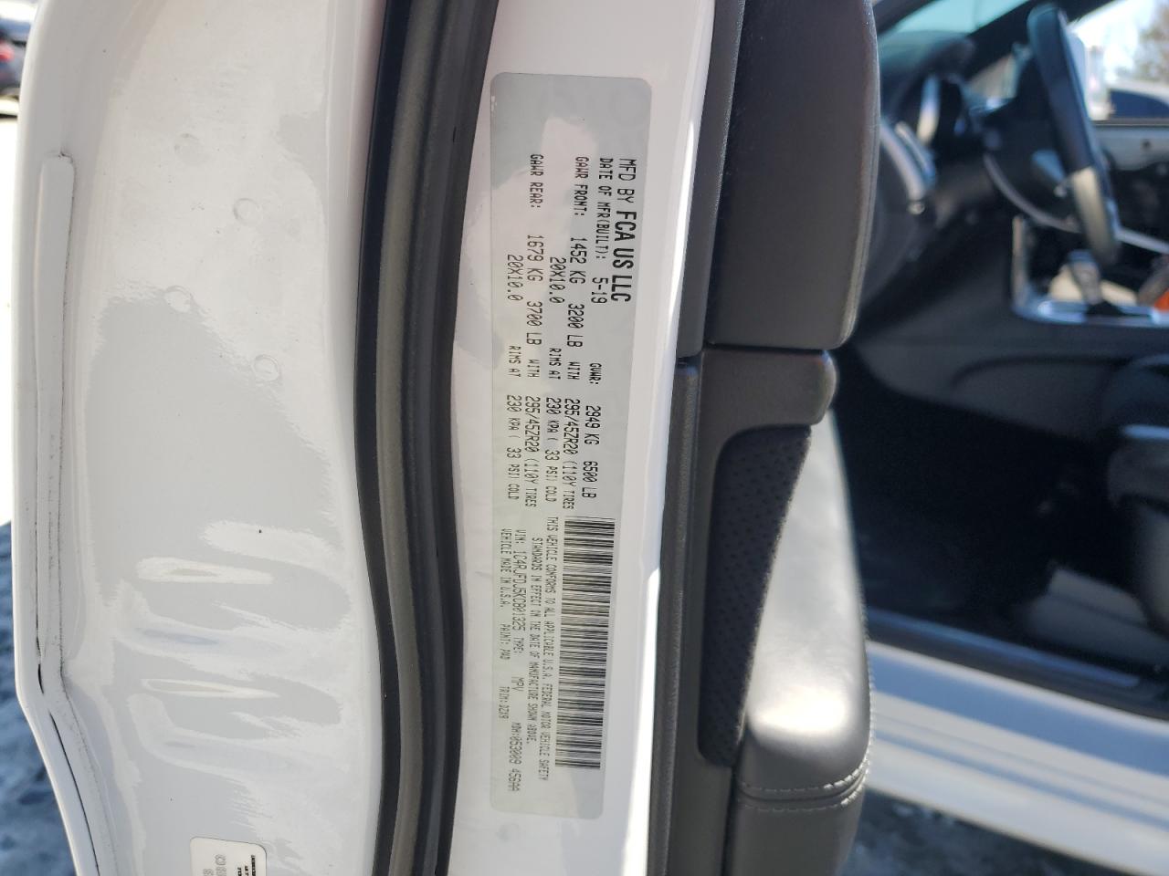 2019 Jeep Grand Cherokee VIN 1C4RJFDJ5KC801325 Copart auction photo, rear end / side damage thumbnail 14