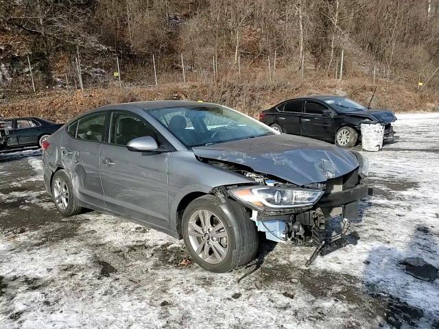 2018 Hyundai Elantra VIN KMHD84LF1JU555112 Copart auction photo, all over damage thumbnail 10