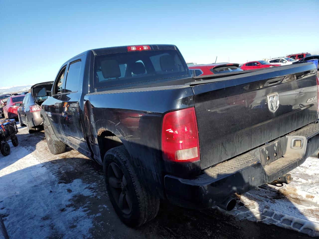 2014 RAM 1500 VIN 3C6RR7KT7EG215219 Copart auction photo, front end damage thumbnail 2