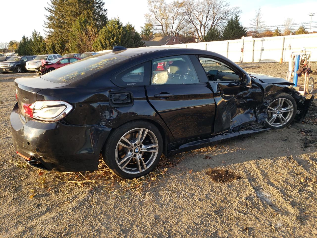 2018 BMW 4er VIN WBA4J7C59JBH13970 Copart auction photo, all over / undercarriage damage thumbnail 3